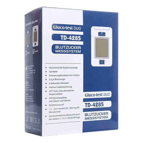 Gluco Test Duo Blutzuckermessger.Starterset mmol / l - 1