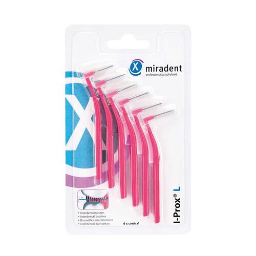 Miradent Interdentalb&uuml;rste I-Prox L 0,4 mm pink - 1