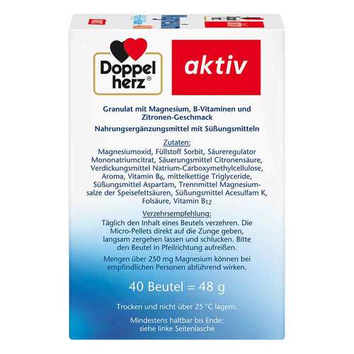 Doppelherz Magnesium+B-Vitamine direct Pellets - 4