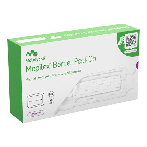 Mepilex Border Post-Op Schaumverband haftend 10x20 cm - 1