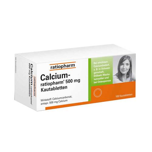 Calcium Ratiopharm 500 mg Kautabletten - 1