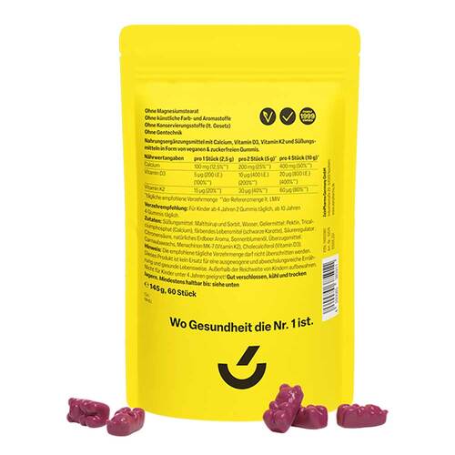 Calcium + D3 + K2 Gummis Zeinpharma - 2