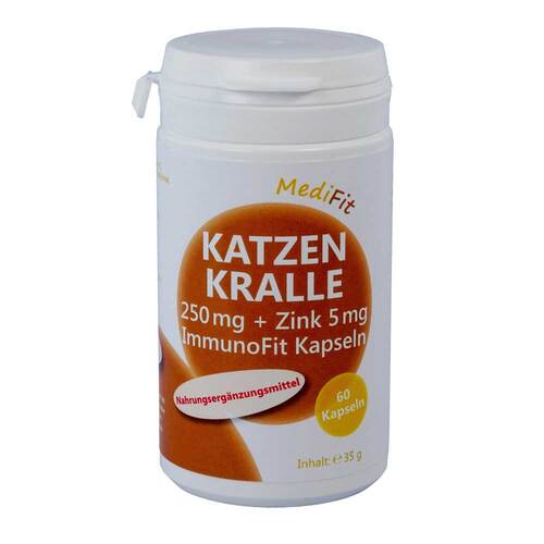 Katzenkralle 250 mg + Zink 5 mg Immunofit Kapseln - 1