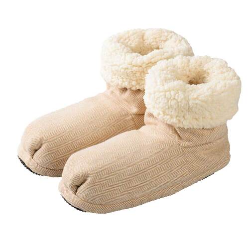 Warmies Slippies Boots Comfort Gr&ouml;&szlig;e 37 - 41 beige - 1