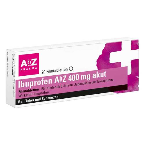 Ibuprofen AbZ 400 mg akut Filmtabletten - 1