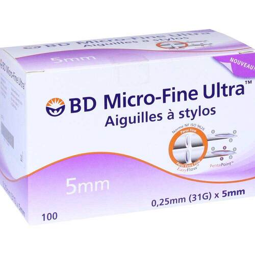 BD Micro-Fine Ultra Pen-Nadeln 0,25x5 mm 31 G - 1