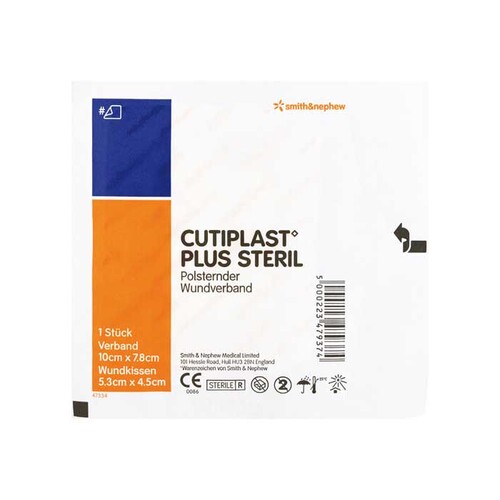 Cutiplast Plus steril 7,8x15 cm Verband - 1