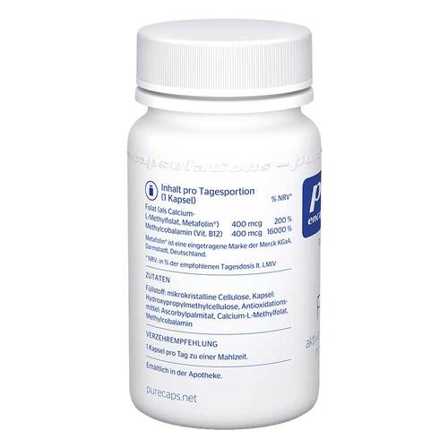 Pure Encapsulations B12 Folate Kapseln - 3