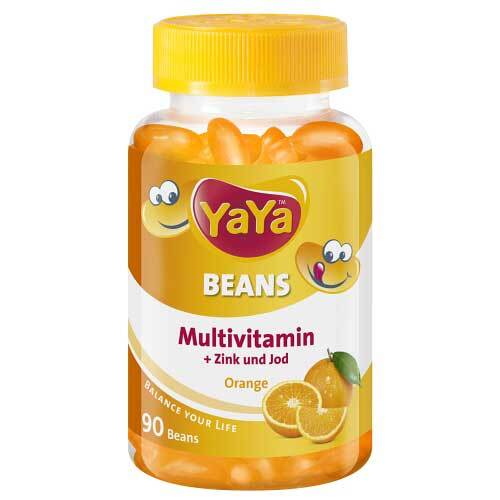 Yaya Beans Orange Zink und Jod Kaudragees - 1