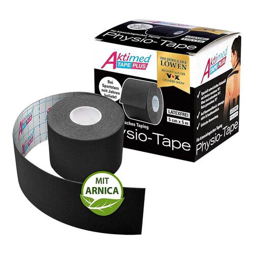 Aktimed Tape Plus elastisch mit Zusatzn.5cmx5m black - 1