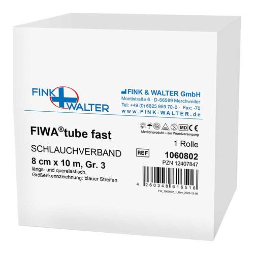 Schlauchverband l&auml;ngsqu.Gr&ouml;&szlig;e 3 8cmx10m FIWAtu.fast - 1