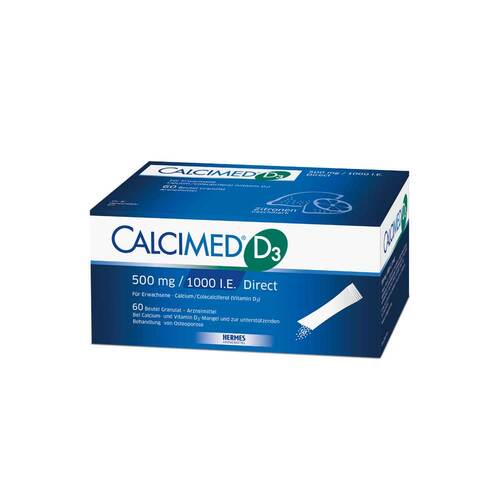 Calcimed D3 500 mg / 1000 I.E. Direct Granulat - 1