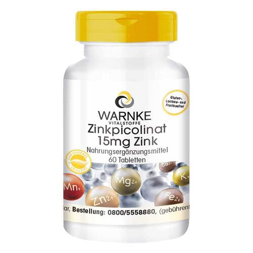 Zinkpicolinat 15 mg Zink Tabletten - 1