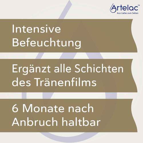 Artelac® Complete MDO® Augentropfen f&uuml;r trockene/ tr&auml;nende Augen - 8