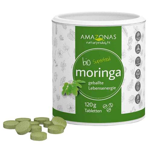 Moringa 100% Bio Tabletten a 400 mg pur - 1