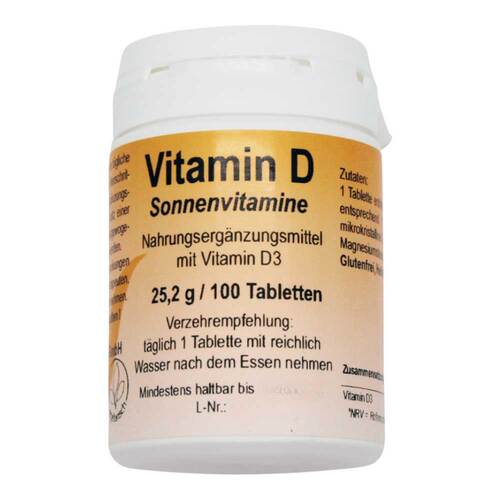 Vitamin D 1000 Sonnenvitamine Tabletten - 1