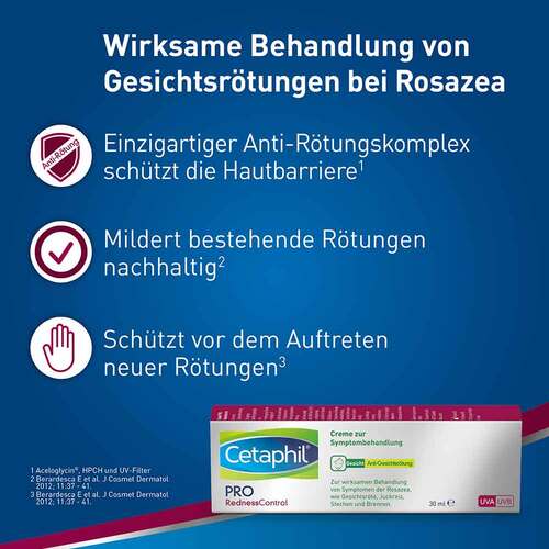 Cetaphil Pro RednessControl Creme zur Symptombehandlung - 3