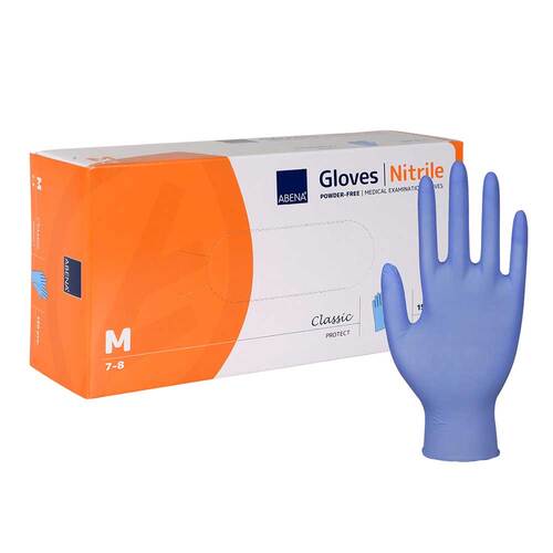 Abena Nitril U.Hands.Classic unste.pu.frei M blau - 1