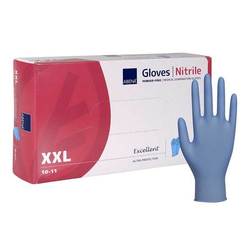 Abena Nitril U.Hands.Excellent puderfrei XXL blau - 1