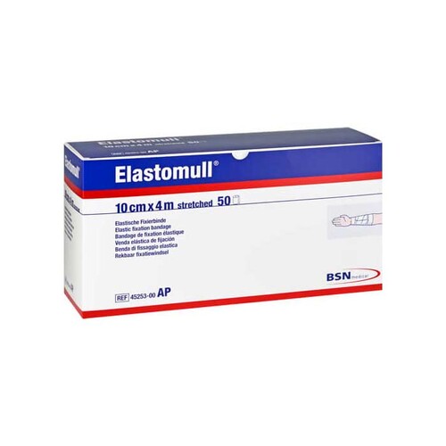 Elastomull 10 cmx4 m 45253 elastisch Fixierbinde  - 1