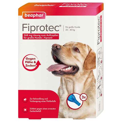 Fiprotec 268 mg L&ouml;sung z.Auftr.f&uuml;r gro&szlig;e Hunde - 1