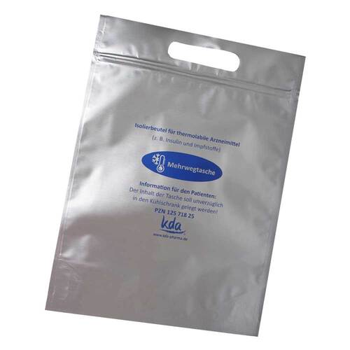 Isolierbeutel gro&szlig; mit Tragegriff 13x25x34 cm KDA - 1