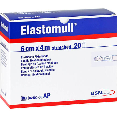 Elastomull 6 cmx4 m 2100 elastisch Fixierbinde  - 1