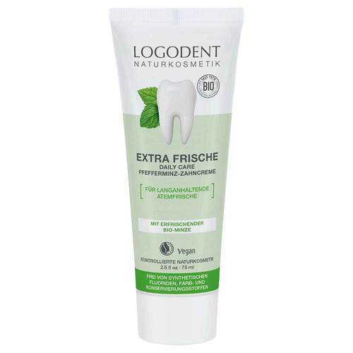 Logodent extra frische Daily Care Pfefferminz-Zahncreme - 1