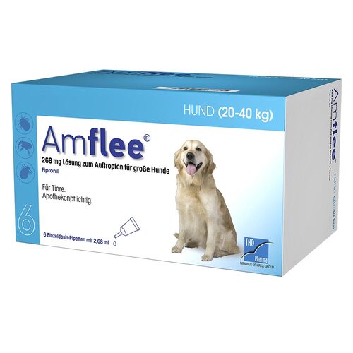 Amflee 268 mg Spot-On f&uuml;r gro&szlig;e Hunde - 1