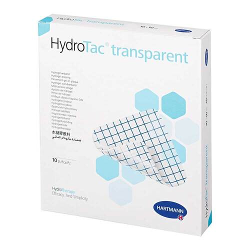 Hydrotac transparent Hydrogelverband 10x20 cm - 1