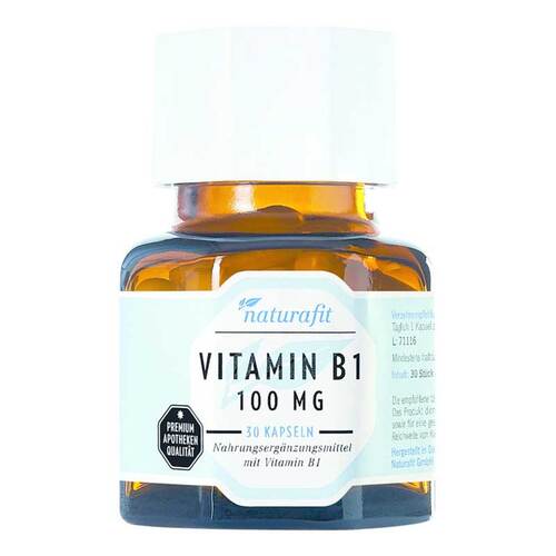 Naturafit Vitamin B1 100 mg Kapseln - 1