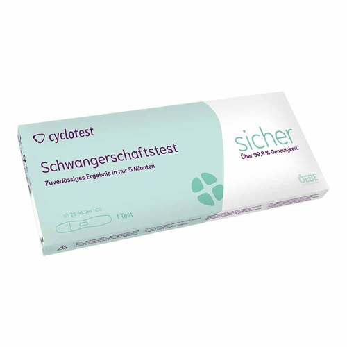 Cyclotest Schwangerschaftstest 25 Mlu / ml Urin - 1