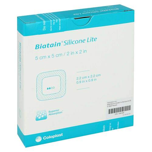 Biatain Silicone Lite Schaumverband 5x5 cm - 1