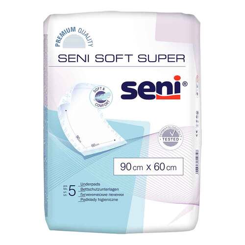 Seni Soft Super Bettschutzunterlagen 90x60 cm - 1