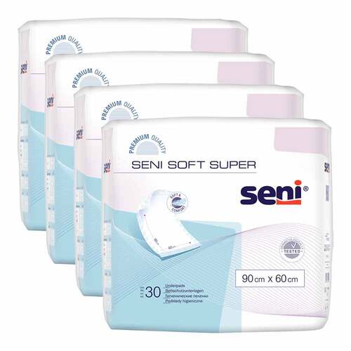 Seni Soft Super Bettschutzunterlagen 90x60 cm - 1