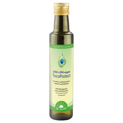 DHA + EPA vegan Tocoprotect Dr. Jacob`s fl&uuml;ssig - 1