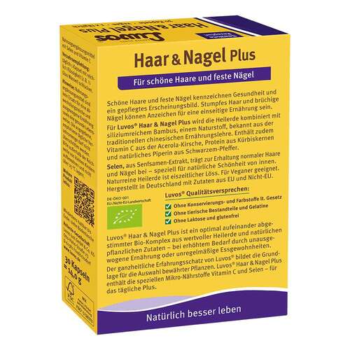 Luvos Heilerde Bio Haar &amp; Nagel Plus Kapseln - 2