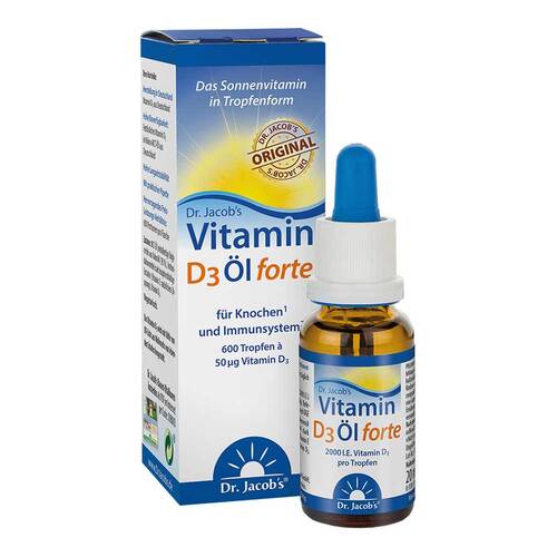 Vitamin D3 &Ouml;l forte Dr. Jacob`s Tropfen - 1