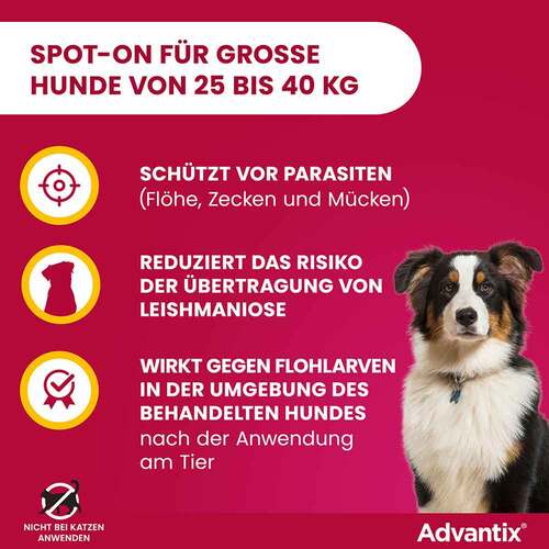 Advantix Spot-on L&ouml;sung Hund 25 - 40 kg - 4