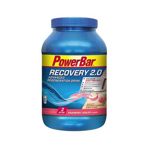 Powerbar Recovery Drink 2.0 Raspberry Cooler Pulver  - 1