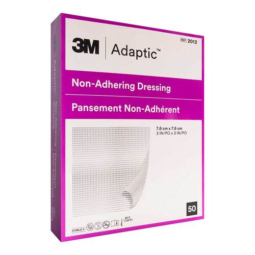 Adaptic 7,6x7,6 cm feuchte Wundauflage 2012DE - 1