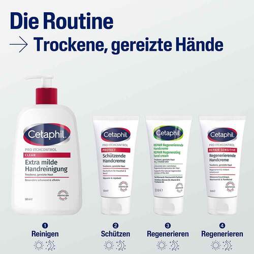 Cetaphil Pro Itch Control Clean extra milde Handreinigung  - 7