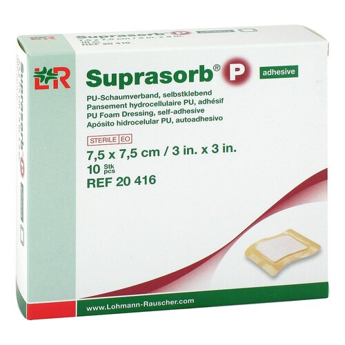 Suprasorb P PU-Schaumv.7,5x7,5 cm selbstklebend - 1