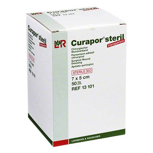 Curapor Wundverband steril transparent 5x7 cm - 1