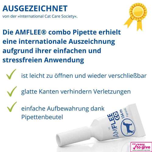 Amflee combo 50 mg/60 mg L&ouml;sung zum Auftropfen f&uuml;r Katzen - 4