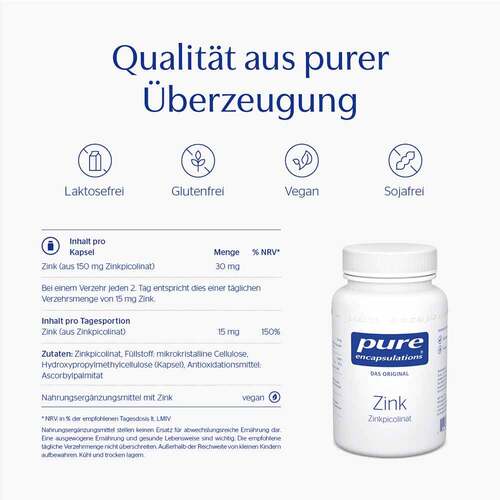 Pure Encapsulations Zink Zinkpicolinat Kapseln - 7