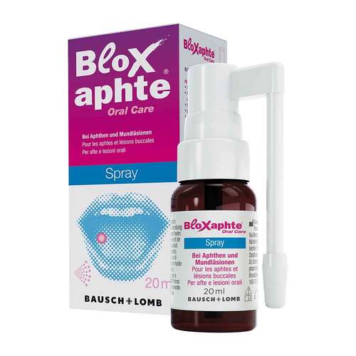 BloXaphte® Oral Care Mundspray bei Aphthen und Verletzungen im Mund - 1