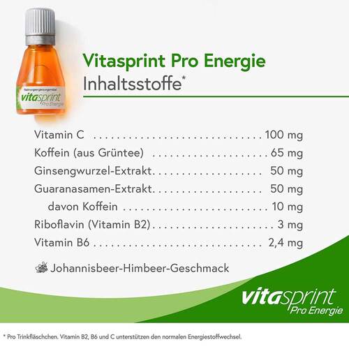 Vitasprint Pro Energie Trinkfl&auml;schchen - 2