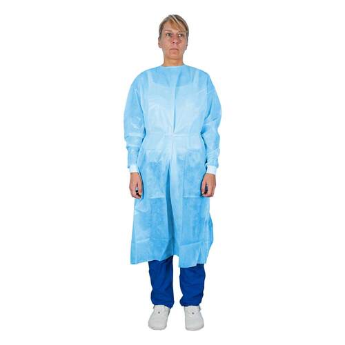 Besucherkittel universal blau - 1