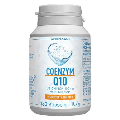 Coenzym Q10 100 mg Ubichinon Mono-Kapseln - 1